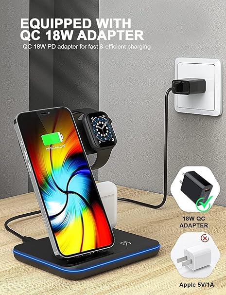 3-in-1 Wireless Charging